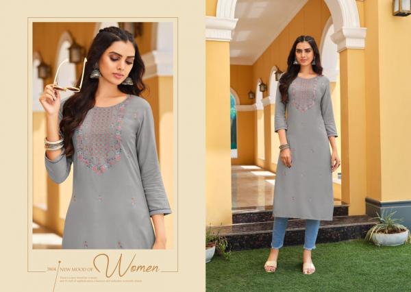 Rangoon Anishka Designer Stright Cut Kurtis Edition